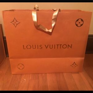 Authentic Louis Vuitton shopping bag